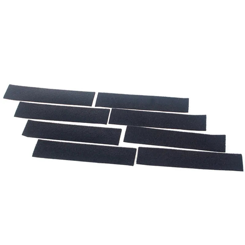 Felt Black Cloth 10x2.8cm Fabric Replaceable Felt With Self Adhesive Glue For Squeegee Car Vinyl Film Wrapping Scraper