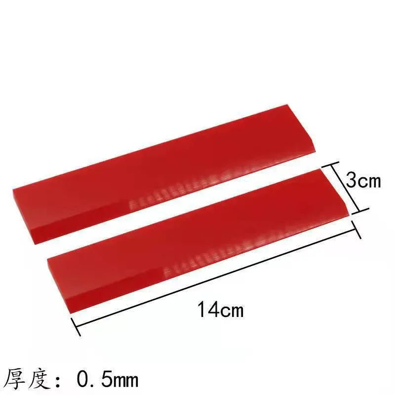 Rubber Black Red Wiper Scraper Window Squeegee Blade Glass Cleaner Vinyl Tint Tools Sticker Remover Car Cleaning Accessories