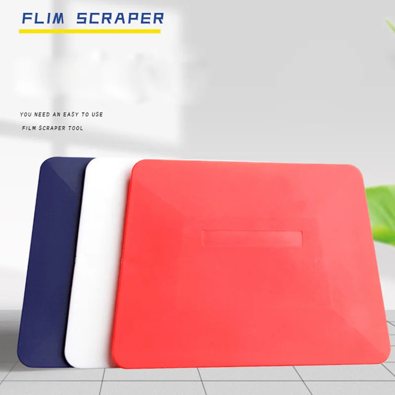 Trapezoidal Soft Hard Card Squeegee Car Vinyl Installing Tool Set Vinyl Wrap Plastic Scraper Window Tint Film Wrap Tool